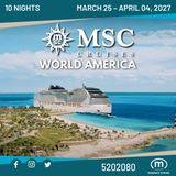 MSC World America Easter 2027