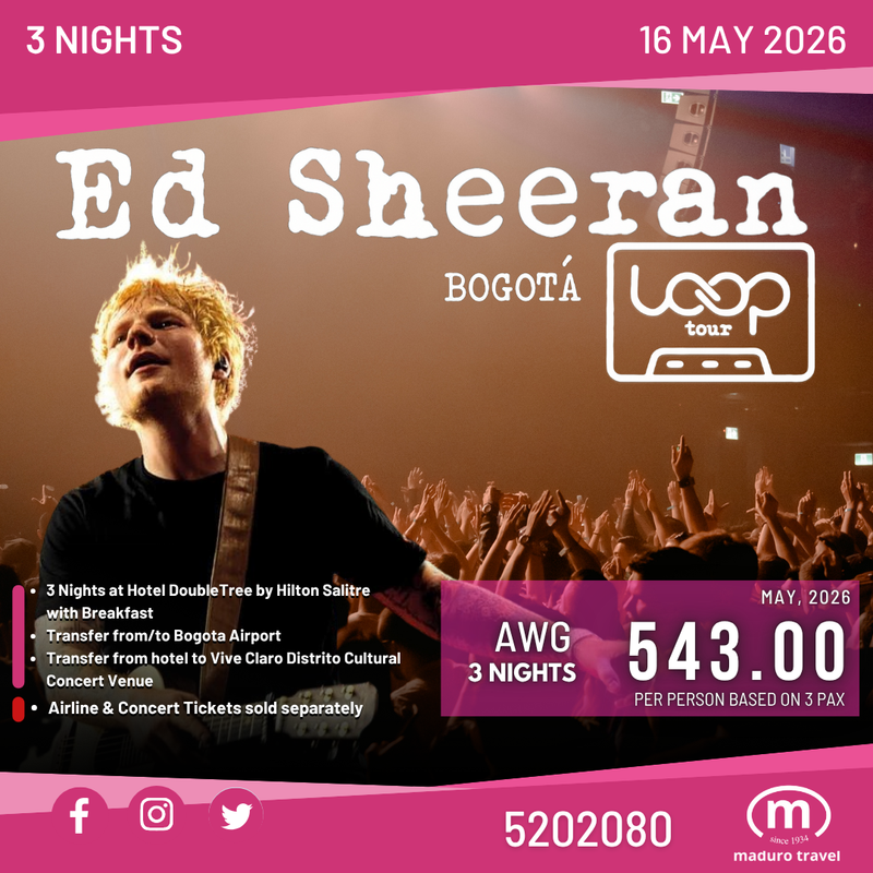 Ed Sheeran Concert - Bogota