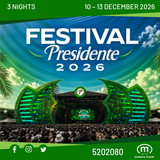 Festival Presidente 2026 - Santo Domingo