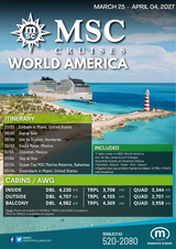 MSC World America Easter 2027