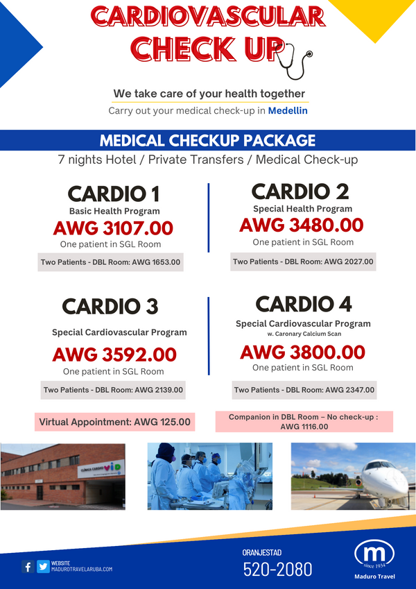 Cariovascular Check-up package Medellin Colombia