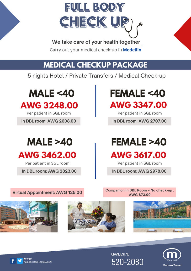 Health Care package Medellin Colombia